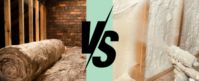 sprayfoam insulation vs fiberglass insulation