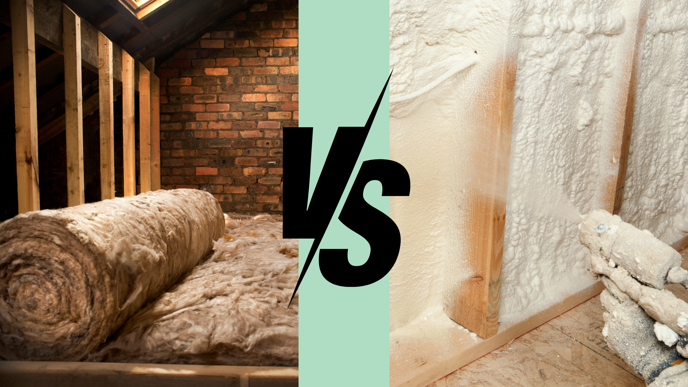 sprayfoam insulation vs fiberglass insulation